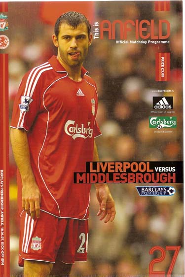 Liverpool FC v Middlesbrough FC